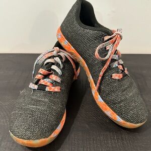 NOBULL Black and Coral Sneakers